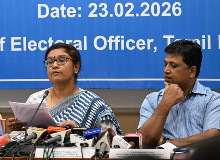 தமிழ்நாட்டில் 74 லட்சம் வாக்காளர்கள் நீக்கம்: அர்ச்சனா பட்நாயக் தகவல்!