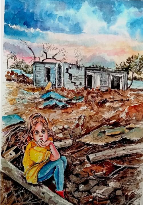 கவிதை… பற்றி எரியும் எண்ணெய்க் கிணறுகளில்