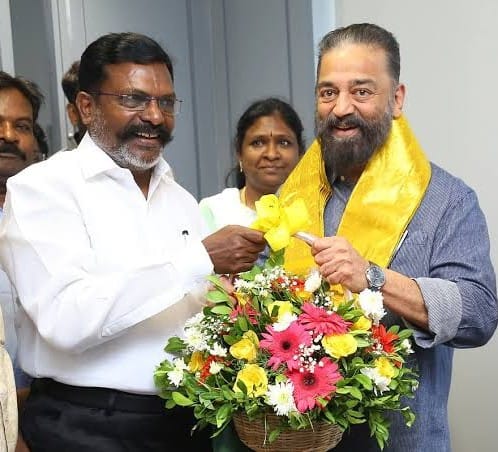 மக்கள் நீதி மய்யம் போட்டியிடவேண்டும்: முதல்வருக்கு திருமாவளவன் வேண்டுகோள்
