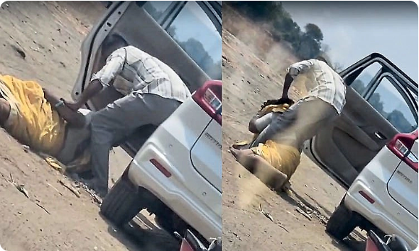 பட்டப்பகலில் நடுரோட்டில் பயங்கரம்… கழுத்தை அறுத்து மனைவியை கொன்ற கணவன்