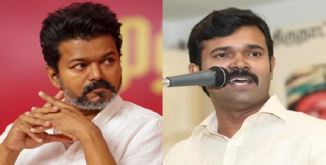 'கைகட்டி அணிலாக மாறிய கோழை தான் விஜய்'… சாட்டை துரைமுருகன் கடும் விமர்சனம்