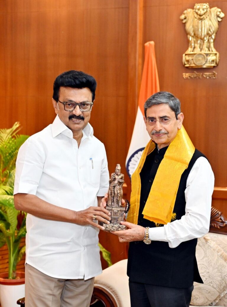 தமிழக ஆளுநர் ரவிக்கு விடை கொடுத்தார் மு.க.ஸ்டாலின்!