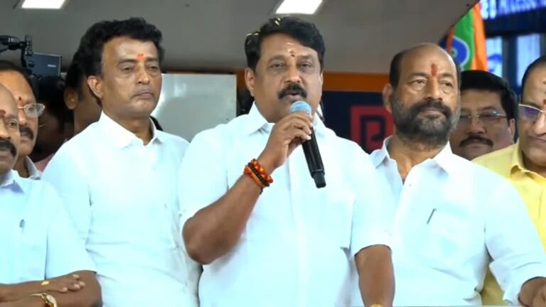 குண்டர் கூட்டத்தைக் கட்டி ஆளும் அறிவாலயம்… நயினார் நாகேந்திரன் குற்றச்சாட்டு