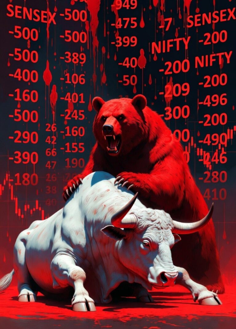 ரத்தக்களரியில் இந்திய பங்குச்சந்தைகள்!