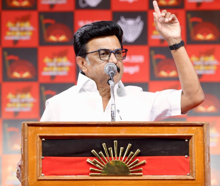 தமிழகம் முழுவதும் நாளை கருப்புக்கொடி போராட்டம்: மு.க.ஸ்டாலின் அறிவிப்பு