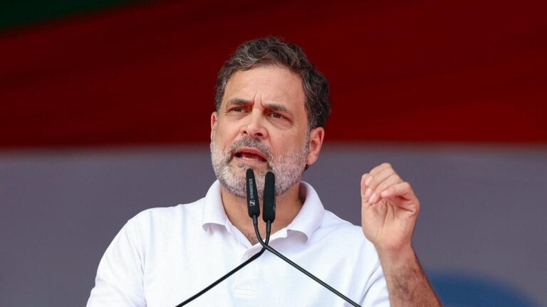 தமிழ் மக்கள் யாரென பாஜகவிற்கு தெரியவில்லை: பொன்னேரியில் ராகுல் காந்தி பிரசாரம்