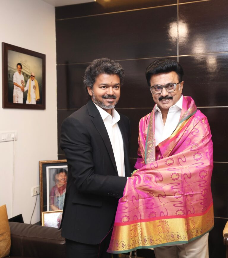 முதலமைச்சர் விஜய்யின் அரசியல் நாகரிகம்… மு.க.ஸ்டாலின் பாராட்டு