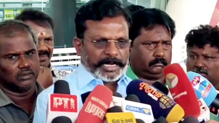தவெக அமைச்சரவையில் பங்கேற்பா?: திருமாவளவன் பரபரப்பு பேட்டி