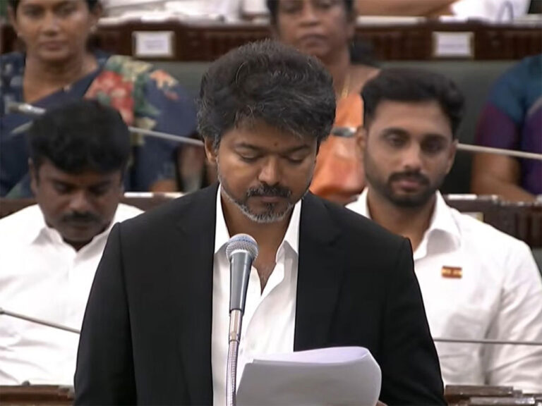 மதச்சார்பற்ற சமூக நீதி கொள்கைகளுடன் இந்த அரசு நடக்கும்: விஜய்!