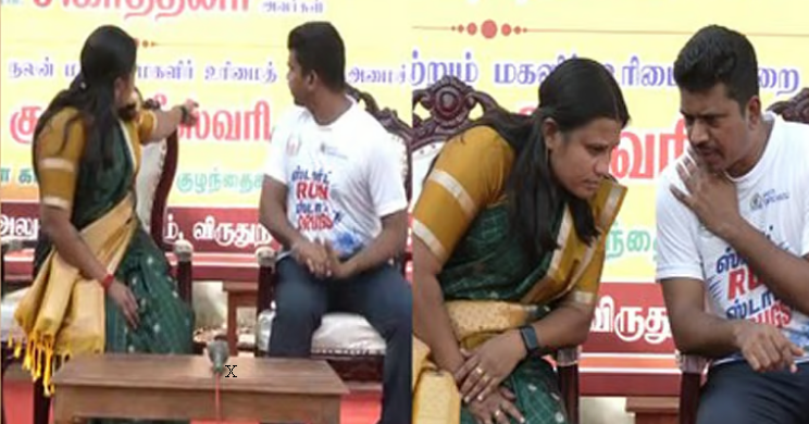 எனது பெயரை ஏன் முதலில் போடவில்லை?: கலெக்டரை கடிந்து கொண்ட அமைச்சர் ஜெகதீஸ்வரி!