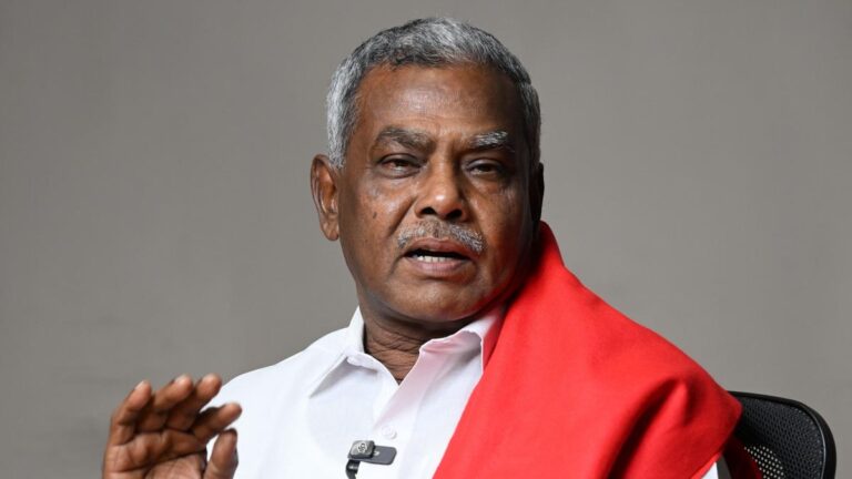 அமோனியா கசிவால் பாதிக்கப்பட்டவர்களுக்கு உயர் சிகிச்சை: பெ.சண்முகம் வலியுறுத்தல்