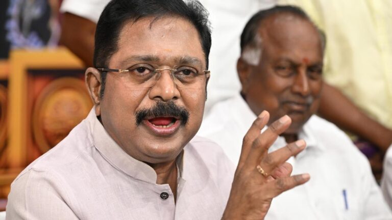 24-ம் புலிகேசி ஆட்சி போல தவெக ஆட்சி நடக்கிறது: டி.டி.வி.தினகரன் கிண்டல்
