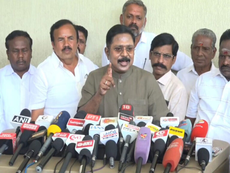 தமிழகத்தை தனியாருக்கு தாரைவார்க்க இலக்கா?: தவெகவுக்கு டி.டிவி.தினகரன் கேள்வி