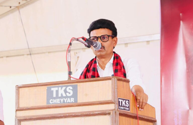 திருவண்ணாமலையில் பரபரப்பு: திமுக எம்.பி வீட்டில் லஞ்ச ஒழிப்புத்துறை ரெய்டு