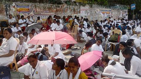 சென்னையில் செவிலியர்கள் குண்டுக்கட்டாக கைது: மு.க.ஸ்டாலின் கண்டனம்