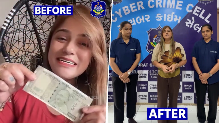 மகாத்மா காந்தியை கிண்டல் செய்து ரீல்ஸ் வெளியிட்ட சிம்ரன் கைது